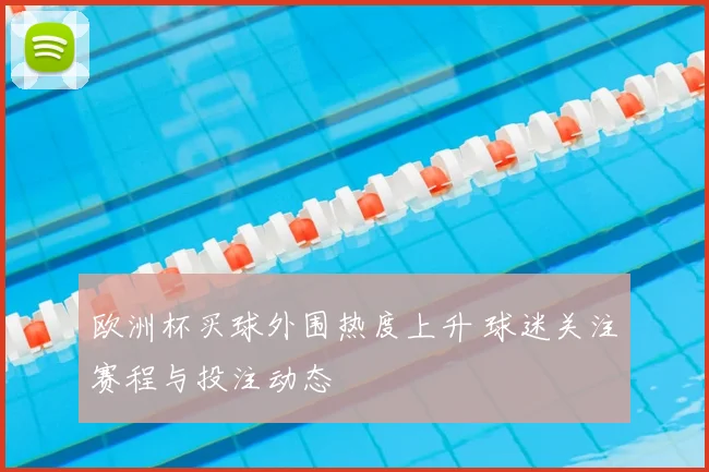 欧洲杯买球外围热度上升 球迷关注赛程与投注动态