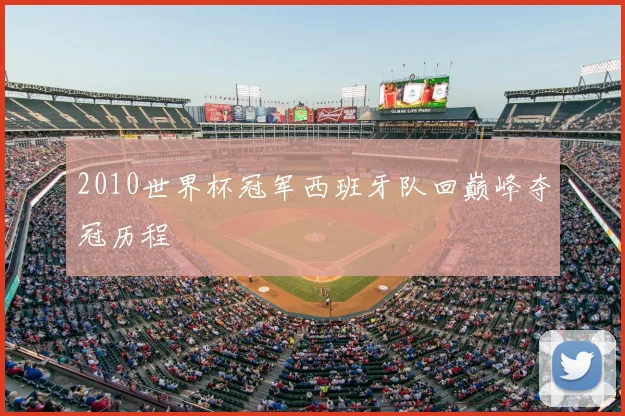 2010世界杯冠军西班牙队回巅峰夺冠历程